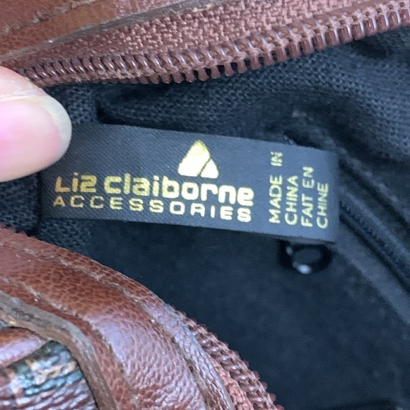Liz Claiborne 1999 Vintage Brown Detachable Crossbody Top Handle Satchel - Picture 17 of 17